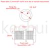 316 Stainless SteelCombo Stainless Steel Thru-Hull Fitting w/Nut & Gasket for (3/4" ID) view 2