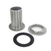 316 Stainless SteelCombo Stainless Steel Thru-Hull Fitting w/Nut & Gasket for (3/4" ID) view 3