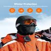 AstroAI Ski Mask Windproof Balaclava for Cold Weather, Winter Face Mask Breathable Stretchable for Skiing, Snowboarding, Black view 2