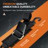 WELLUCK Boat Trailer Transom Tie Downs Straps 1200 LBS, 2" x 4' Adjustable Boat Buckle Transom Tie Downs to Trailer, Marine, Jet ski, Pontoon, with Quick Release Buckle & Anti-Scratch Hooks view 4