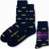AUSCUFFLINKS School Bus Socks For Him & Her | Bus Driver Fun Socks Gift for Dad & Mum view 1