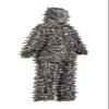ROCREEK 3D Leafy Camo Suit Hooded Ghillie Hunting Clothing with Built-in Face Mask (Green Woodland, Large-X-Large) view 1