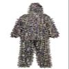 ROCREEK 3D Leafy Camo Suit Hooded Ghillie Hunting Clothing with Built-in Face Mask (Green Woodland, Large-X-Large) view 2