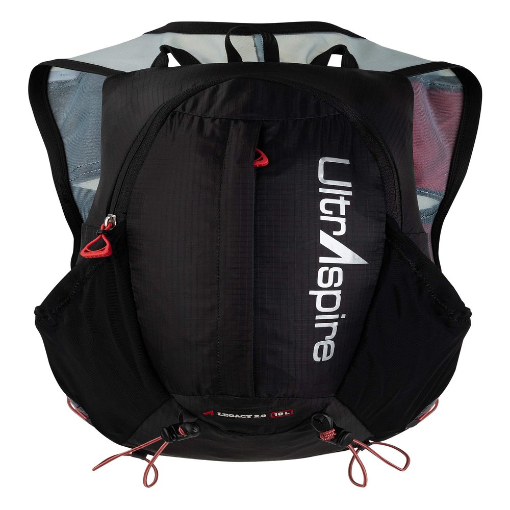 Ultraspire Legacy Runner's Hydration Lightweight Race Vest - 2.0 Pitch Black, Universal Size (26-48")