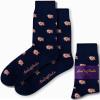 AUSCUFFLINKS Piggy Bank Socks for Him & Her | Fun Money Socks Gift Present view 1