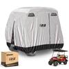 10L0L Universal Golf Cart Cover for 2+2/4 Passenger Yamaha, EZGO, Club Car - 420D Waterproof, Windproof, Sunproof Full Cover with 3-Zipper Doors, Durable Outdoor Protection for Lifted & Standard Carts view 1