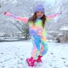 Arshiner 2 Piece Tie Dye Outfits Casual Tracksuits Sweatpants Sets for Girls Sweatsuit for 11-12 Years view 3