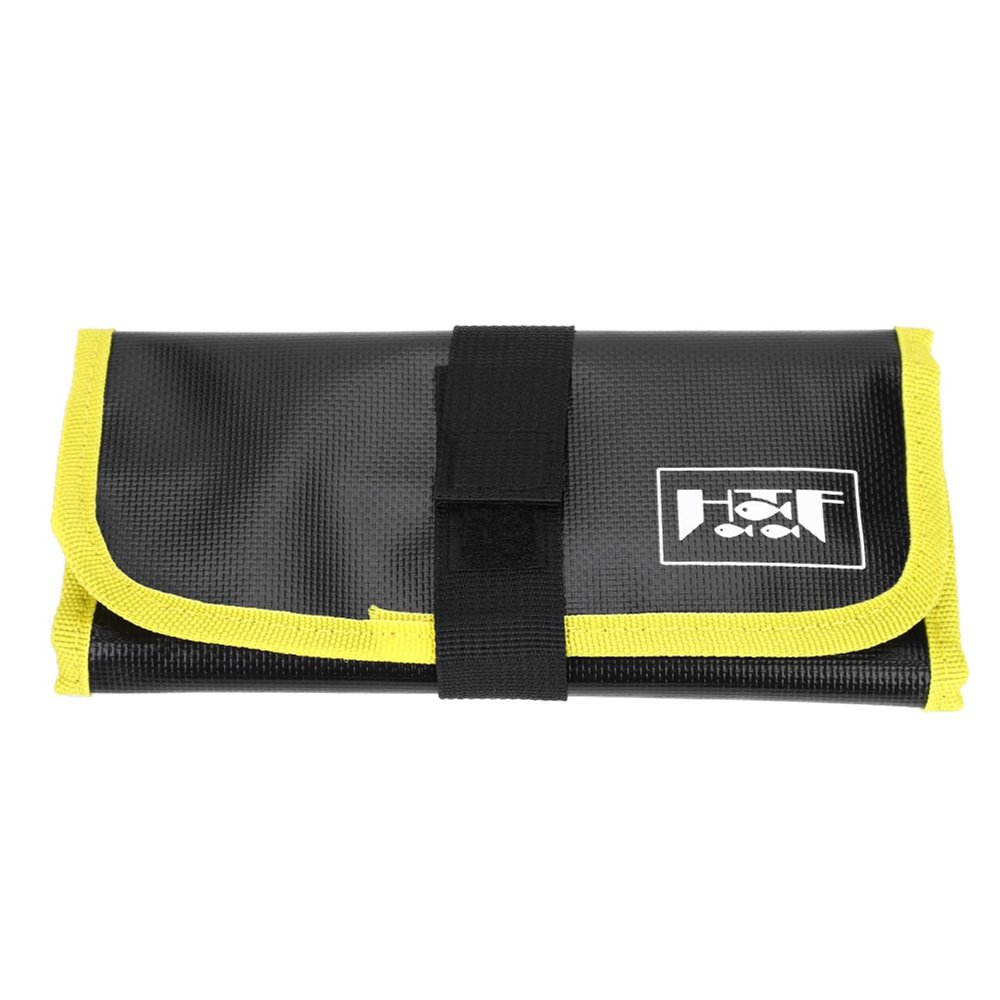 Demeras Fishing Equipment Bag Soft Lure Jig Bag for Fishing Storage Fishing Tool Accessories(Yellow)