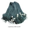 33Ft Fishing Drag Net Trap Cast Net Made Beach Net Beach Bait Seine Mesh Fish Net Polyethylene Net Iron Sink 2X10M USA view 2