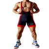 Gymskop Men's Wrestling Singlets Athletic Supporters Slim Fit Sport Bodysuit One Piece Sleeveless Active Wrestling Leotard Jumpsuits Black XL view 1