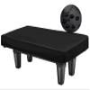 WOMACO 7 8 9 ft Billiard Table Covers Heavy Duty Waterproof 7/8/9 Foot Fitted Pool Table Cover Polyester Fabric for Snooker Billiard Table (Black, 7 Foot) view 1
