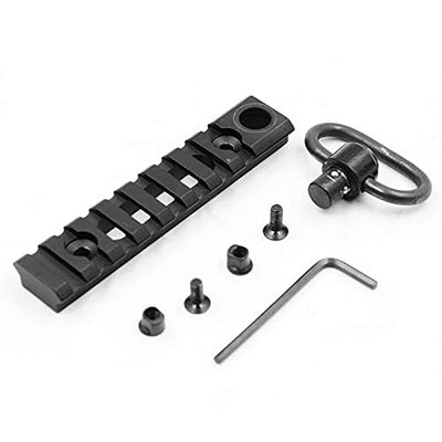 ACEXIER Tactical Keym0d Scope Rail Mount P.ICA-tinny Rail Sections 6 Slots Mount Base with QD Sling Swivel Adapter Wrench HT1-0039
