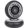 AOWISH 76mm 90a Ripsurf Wheels w/Bearings ABEC-9 for RipStik DLX Caster Board, Deluxe Junior Skateboard, 2 Wheel Pivoting Skateboard, Caster Board Skateboard (Set of 2) (BLACK) view 1