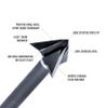 OZCUT Hurricane 100 gr. Broadhead, 3PK view 2
