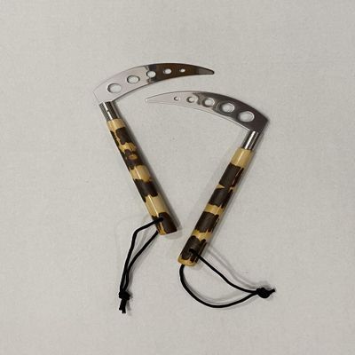 Lees Burnt Filipino Style Fighting Kama's (1 Pair)