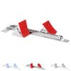 Gill Athletics S2 Starting Block 8" Tall Cast Aluminum Pedals - Designed for High Level Track & Field Competition - Pedals Feature Four Angle Adjustments - Includes 12 Pyramid Spikes - Red view 3
