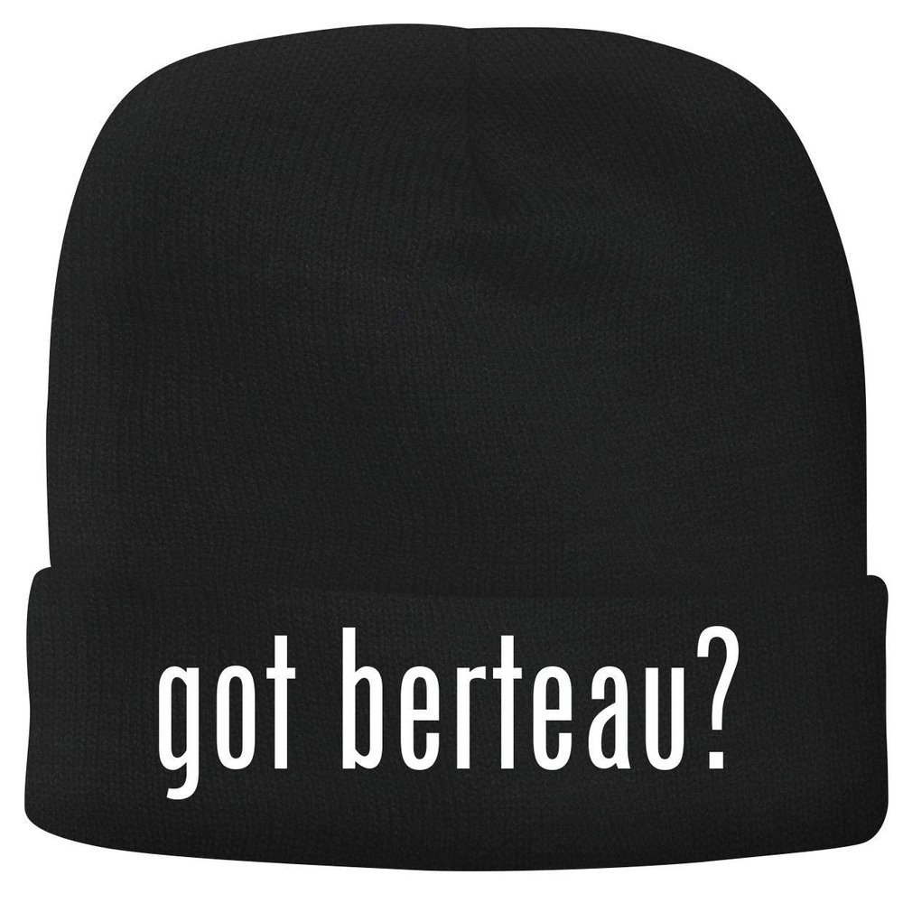 BH Cool Designs got Berteau? - Men's Soft & Comfortable Beanie Hat Cap, Black, One Size