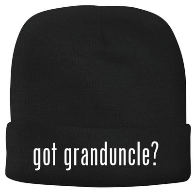 BH Cool Designs got Granduncle? - Men's Soft & Comfortable Beanie Hat Cap, Black, One Size