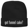 BH Cool Designs got Funnel Cake? - Men's Soft & Comfortable Beanie Hat Cap, Black, One Size view 1