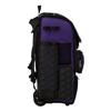 Boombah Superpack Hybrid Rolling Bat Bag - 3DHC Black/Purple - Wheeled & Backpack Version view 2