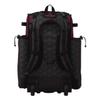 Boombah Superpack Hybrid Rolling Bat Bag - 3DHC Black/Cardinal - Wheeled & Backpack Version view 3