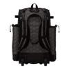 Boombah Superpack Hybrid Rolling Bat Bag - 3DHC Dark Charcoal/Black - Wheeled & Backpack Version view 3