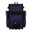 Boombah Superpack Hybrid Rolling Bat Bag - 3DHC Navy/Red - Wheeled & Backpack Version view 1