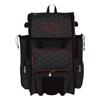 Boombah Superpack Hybrid Rolling Bat Bag - 3DHC Black/Red - Wheeled & Backpack Version view 1