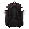 Boombah Superpack Hybrid Rolling Bat Bag - 3DHC Black/Red - Wheeled & Backpack Version view 3