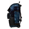 Boombah Superpack Hybrid Rolling Bat Bag - Frozen Black/White - Wheeled & Backpack Version view 4