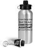 Art by Chelsydale Gifts for Administrative Assistant Water Bottle Tumbler Drinkware - Admin Asst Happy Professional Day Office Co Worker Employee Funny Cute Gag Appreciation Idea - Hate Being Sexy view 2