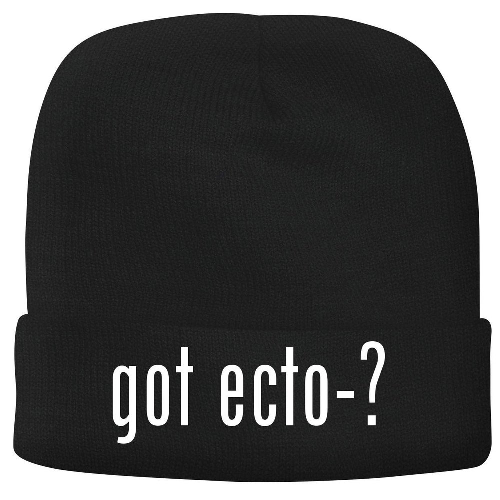 BH Cool Designs got ecto-? - Men's Soft & Comfortable Beanie Hat Cap, Black, One Size