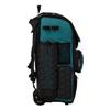 Boombah Superpack Hybrid Rolling Bat Bag - 3DHC Black/Teal - Wheeled & Backpack Version view 2