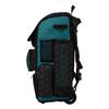 Boombah Superpack Hybrid Rolling Bat Bag - 3DHC Black/Teal - Wheeled & Backpack Version view 4