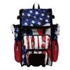 Boombah Superpack Hybrid Rolling Bat Bag - USA Stars & Stripes Navy/Red/White - Wheeled & Backpack Version view 1