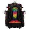 Boombah Superpack Hybrid Rolling Bat Bag - Lava Multi - Wheeled & Backpack Version view 3