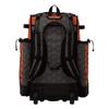 Boombah Superpack Hybrid Rolling Bat Bag - 3DHC Dark Charcoal/Orange - Wheeled & Backpack Version view 3