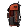 Boombah Superpack Hybrid Rolling Bat Bag - 3DHC Dark Charcoal/Orange - Wheeled & Backpack Version view 4