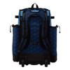 Boombah Superpack Hybrid Rolling Bat Bag - 3DHC Navy/Columbia - Wheeled & Backpack Version view 3