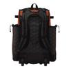 Boombah Superpack Hybrid Rolling Bat Bag - 3DHC Black/Orange - Wheeled & Backpack Version view 3