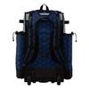 Boombah Superpack Hybrid Rolling Bat Bag - 3DHC Navy/Gray - Wheeled & Backpack Version view 3