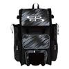 Boombah Superpack Hybrid Rolling Bat Bag - Scratch Black/Gray - Wheeled & Backpack Version view 1