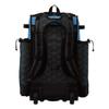 Boombah Superpack Hybrid Rolling Bat Bag - 3DHC Black/Columbia - Wheeled & Backpack Version view 3