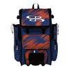 Boombah Superpack Hybrid Rolling Bat Bag - Scratch Royal/Orange - Wheeled & Backpack Version view 1