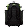 Boombah Superpack Hybrid Rolling Bat Bag - 3DHC Black/Lime Green - Wheeled & Backpack Version view 3