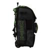 Boombah Superpack Hybrid Rolling Bat Bag - Scratch Black/Lime Green - Wheeled & Backpack Version view 2