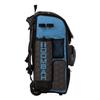 Boombah Superpack Hybrid Rolling Bat Bag - 3DHC Dark Charcoal/Columbia - Wheeled & Backpack Version view 2