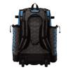 Boombah Superpack Hybrid Rolling Bat Bag - 3DHC Dark Charcoal/Columbia - Wheeled & Backpack Version view 3