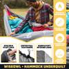 Wise Owl Outfitters Hammock Underquilt  Insulated Camping Quilt for Warm Sleeping  Fits Under Hammocks  Ultralight, Water-Resistant & Packable view 2