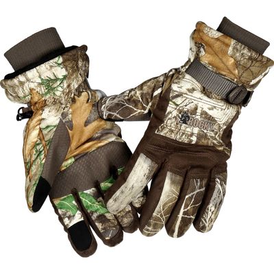 ROCKY 100G Insulated Waterproof Outdoor Gloves, Realtree Edge, Size Large(RTE)